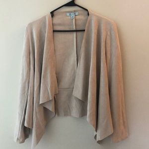 Faux Suede cardigan size M